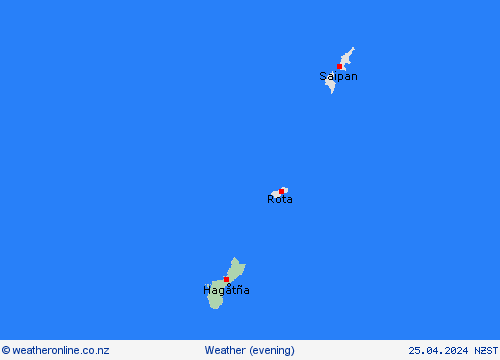 overview Guam Pacific Forecast maps