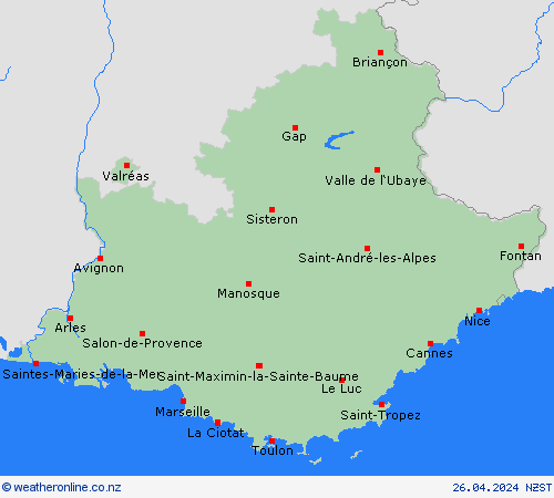 Forecast map