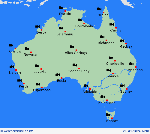 webcam Australia Pacific Forecast maps