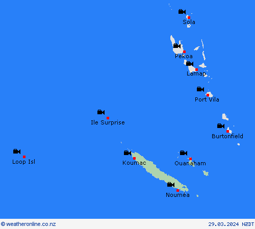 webcam New Caledonia Pacific Forecast maps