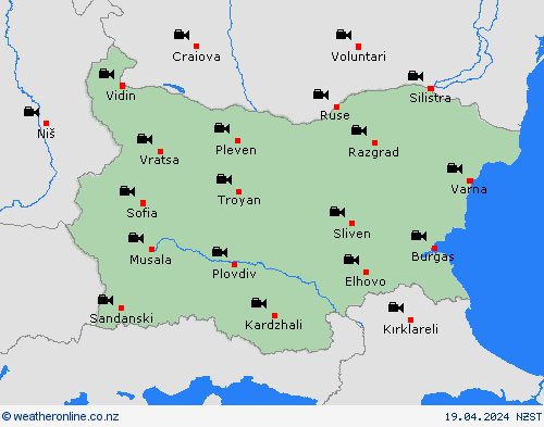 webcam Bulgaria Europe Forecast maps