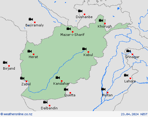 webcam Afghanistan Asia Forecast maps