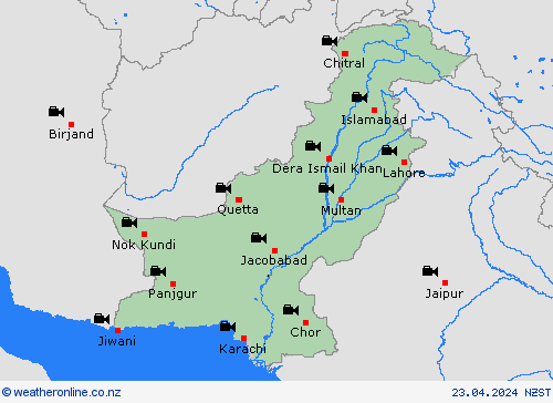 webcam Pakistan Asia Forecast maps
