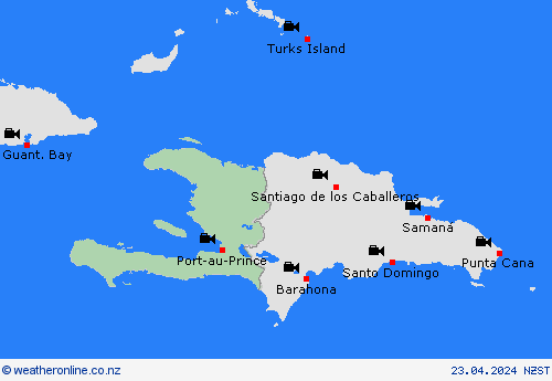 webcam Haiti Central America Forecast maps