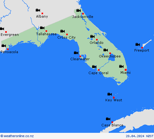 webcam Florida North America Forecast maps
