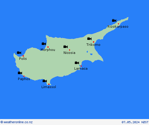 webcam Cyprus Europe Forecast maps
