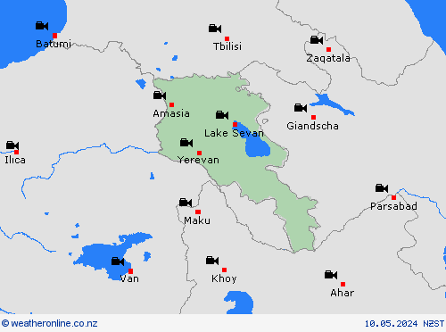 webcam Armenia Asia Forecast maps