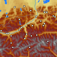 Nearby Forecast Locations - Alpbach - Map