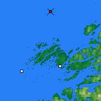 Nearby Forecast Locations - Sklinna Lighthouse - Map