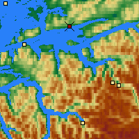 Nearby Forecast Locations - Molde - Map