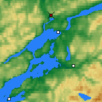 Nearby Forecast Locations - Namdalseid - Map