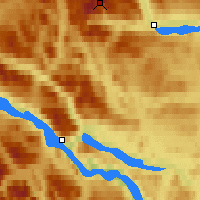 Nearby Forecast Locations - Tarfala Valley - Map