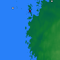 Nearby Forecast Locations - Korsnas Bredskaret - Map