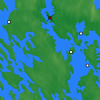 Nearby Forecast Locations - Maaninka - Map