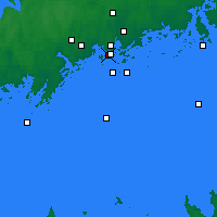 Nearby Forecast Locations - Vanhakaupunki - Map