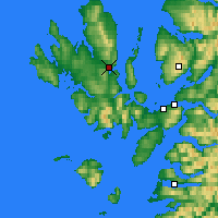 Nearby Forecast Locations - Portree - Map
