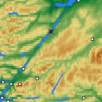 Nearby Forecast Locations - Loch Ness - Map