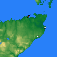 Nearby Forecast Locations - Thurso - Map
