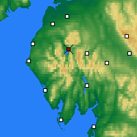 Nearby Forecast Locations - Keswick - Map
