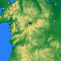 Nearby Forecast Locations - Bala - Map