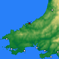 Nearby Forecast Locations - Cardigan - Map