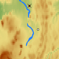 Nearby Forecast Locations - Grímsstaðir - Map