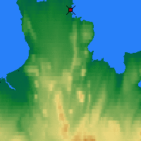 Nearby Forecast Locations - Raufarhöfn - Map