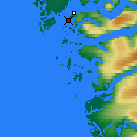 Nearby Forecast Locations - Nuuk - Map