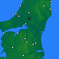 Nearby Forecast Locations - Tylstrup - Map