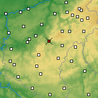 Nearby Forecast Locations - La Roche-en-Ardenne - Map