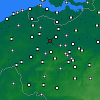 Nearby Forecast Locations - Ghent - Map