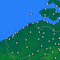 Nearby Forecast Locations - Sint-Katelijne-Waver - Map