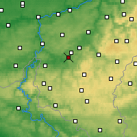 Nearby Forecast Locations - Rochefort - Map