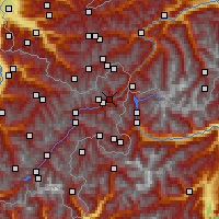 Nearby Forecast Locations - Sent - Map