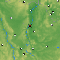 Nearby Forecast Locations - Metz - Map