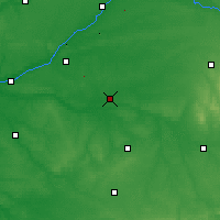 Nearby Forecast Locations - Romorantin-Lanthenay - Map