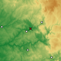 Nearby Forecast Locations - Brive-la-Gaillarde - Map