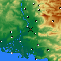 Nearby Forecast Locations - Avignon - Map