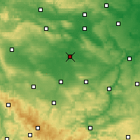 Nearby Forecast Locations - Sömmerda - Map
