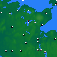 Nearby Forecast Locations - Plön - Map