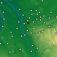 Nearby Forecast Locations - Mülheim - Map