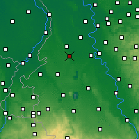 Nearby Forecast Locations - Mönchengladbach - Map