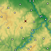Nearby Forecast Locations - Nürburg - Map