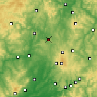 Nearby Forecast Locations - Homberg (Ohm) - Map