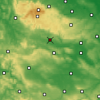 Nearby Forecast Locations - Nordhausen - Map
