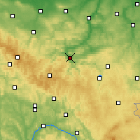 Nearby Forecast Locations - Saalfeld - Map