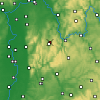 Nearby Forecast Locations - Odenwald - Map