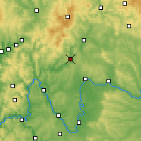 Nearby Forecast Locations - Bad Kissingen - Map