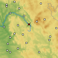Nearby Forecast Locations - Bayreuth - Map