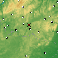 Nearby Forecast Locations - Homburg - Map